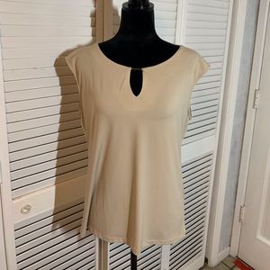 Calvin Klein keyhole top sz L